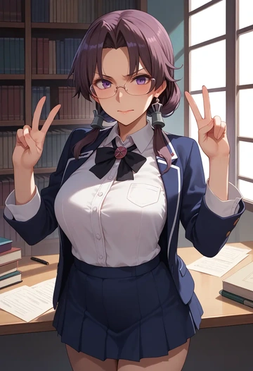 kantai_collection,kagerou_(kancolle),OL, glasses,  - AI generated anime art