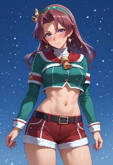 kantai_collection,kagerou_(kancolle),red velvet shorts  - AI generated anime art