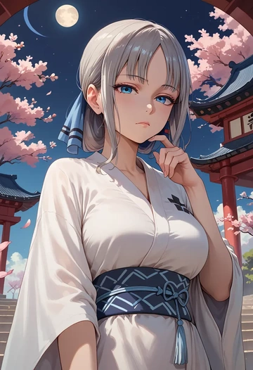 the_moon_studio,kaguya_luna,pajamas  - AI generated anime art