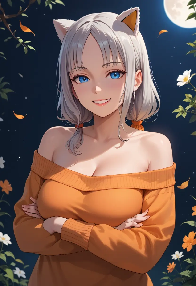 the_moon_studio,kaguya_luna,orange,sweater  - 