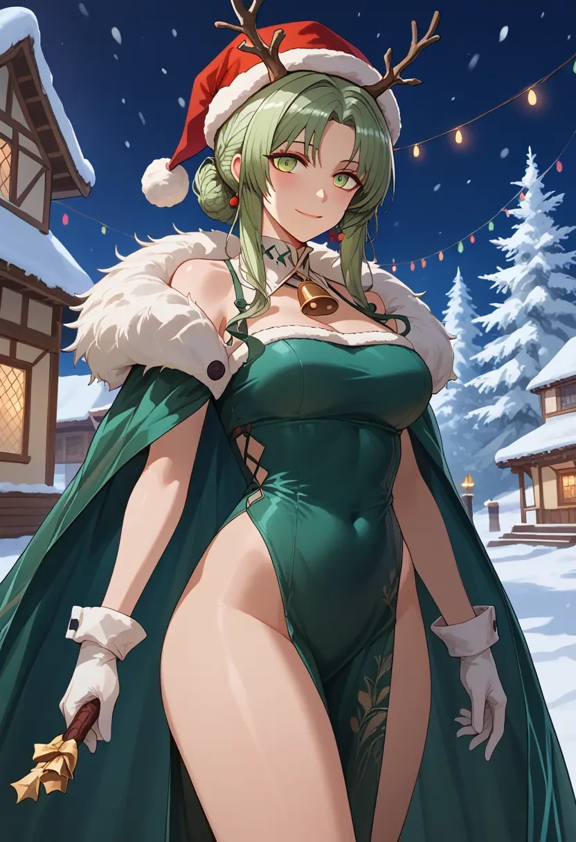 arknights,kal'tsit_(arknights),Christmas,dress  - 