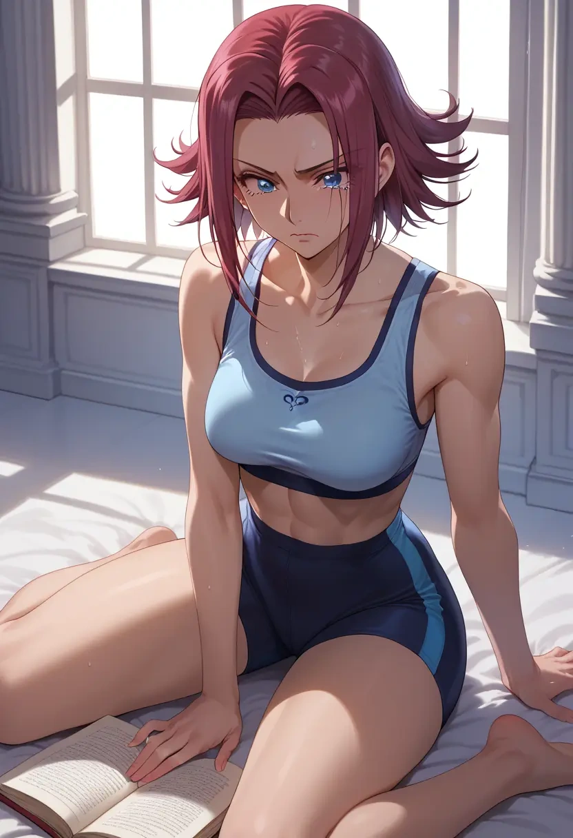 code_geass,kallen_stadtfeld,yoga shorts  - 