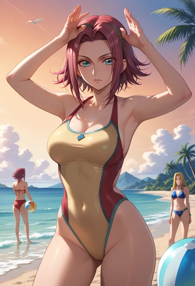 code_geass,kallen_stadtfeld,bikini  - 