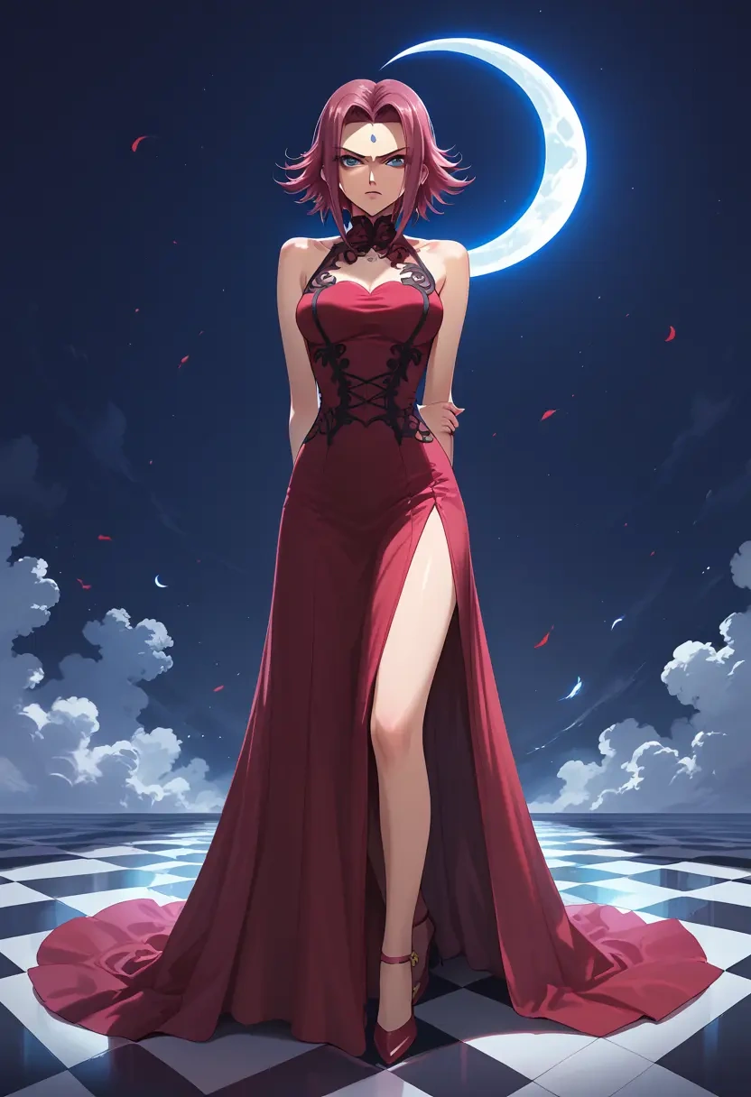 code_geass,kallen_stadtfeld,gothic priestess gown,high slit,embroidered veil  - 