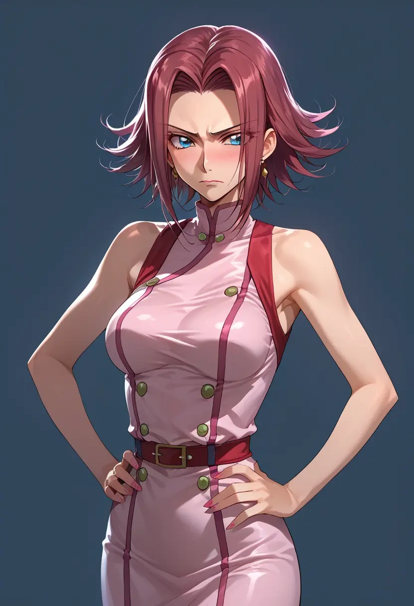 code_geass,kallen_stadtfeld,sleeveless top,bike shorts  - 