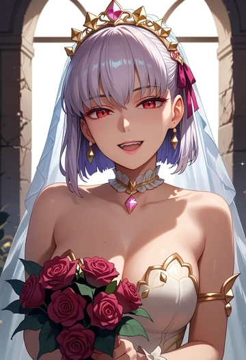 fate_(series),kama_(fate),wedding  - AI generated anime art