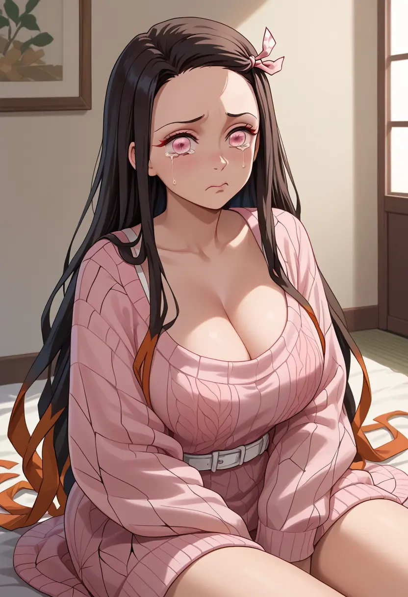 kimetsu_no_yaiba,kamado_nezuko,sweater  - 