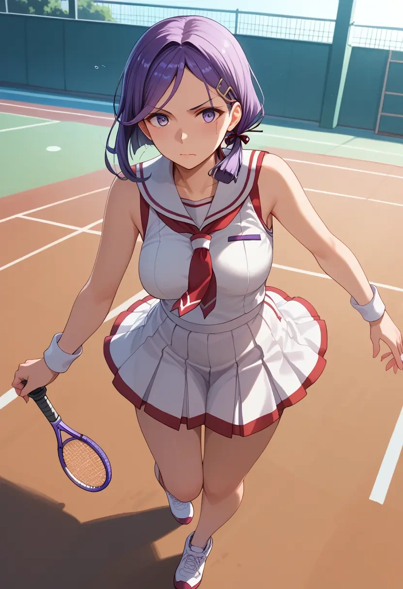 kantai_collection,kamikaze_(kancolle),tennis skirt  - 