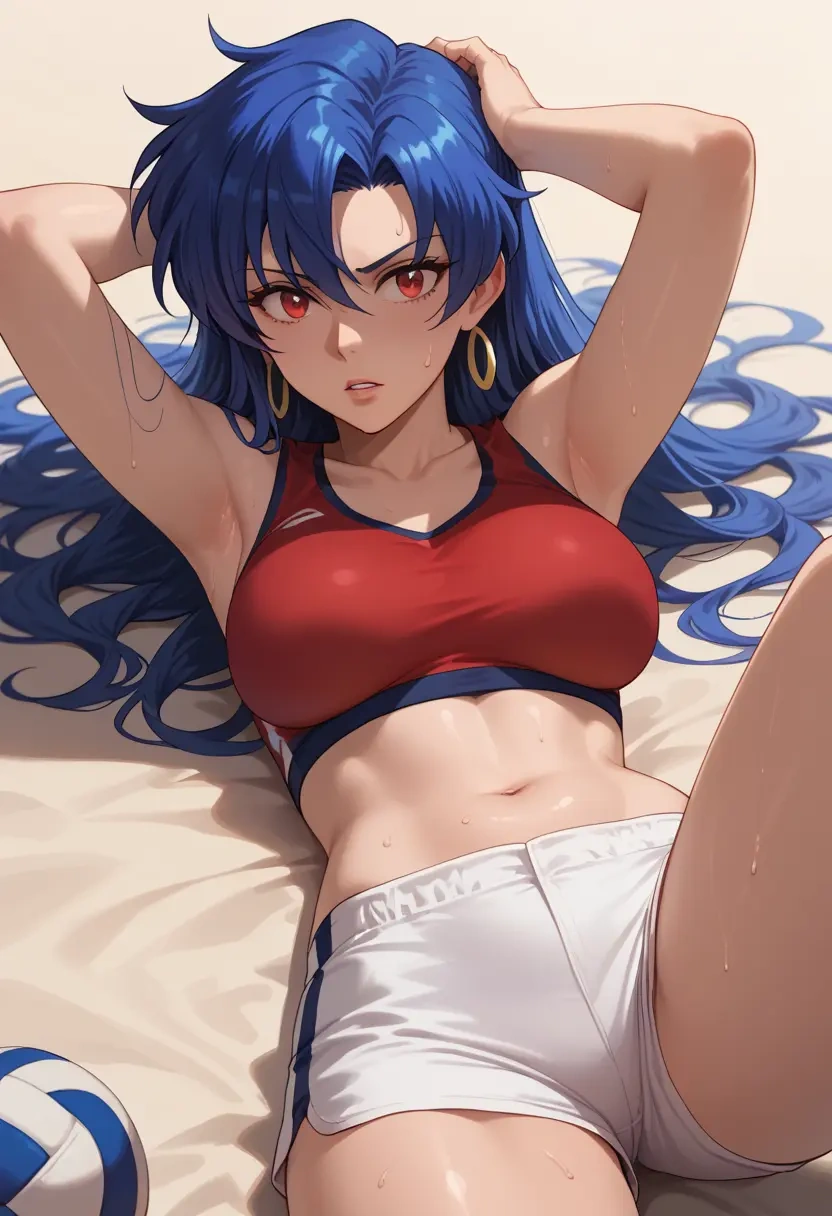 tengen_toppa_gurren_lagann,kamina_(ttgl),volleyball uniform  - 