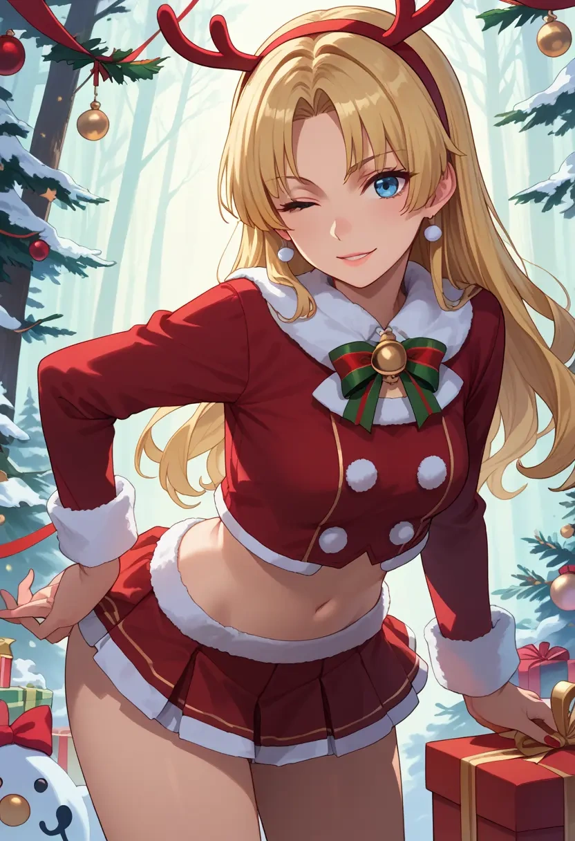 air_(visual_novel),kamio_misuzu,Christmas,skirt  - 