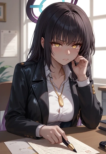 blue_archive,karin_(blue_archive),detective  - AI generated anime art