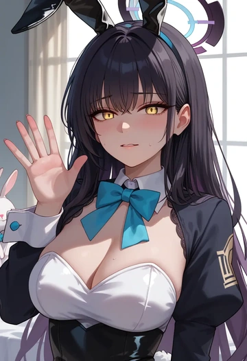 blue_archive,karin_(bunny)_(blue_archive),bunny girl, sexy  - AI generated anime art