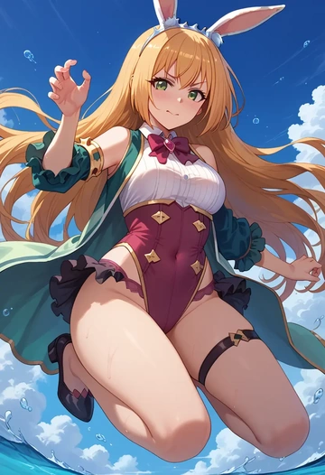 princess_connect!,karyl_(princess_connect!),bunny girl  - AI generated anime art