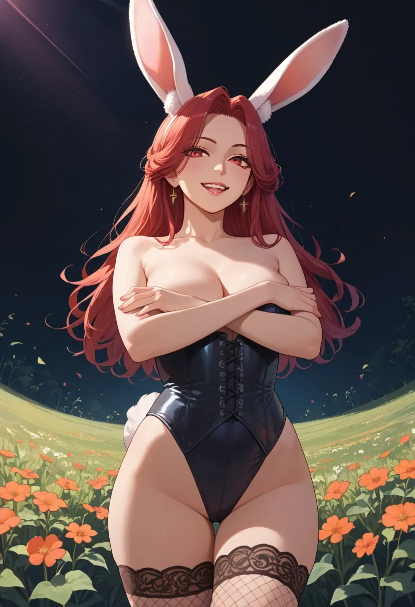 utau,kasane_teto,bunny girl, sexy,stockings  - 