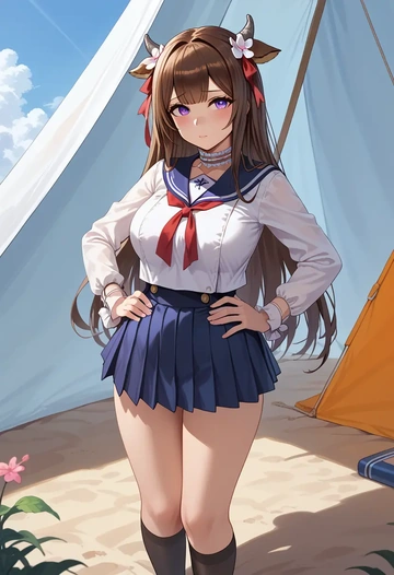 azur_lane,kashino_(azur_lane),sailor, uniform  - AI generated anime art