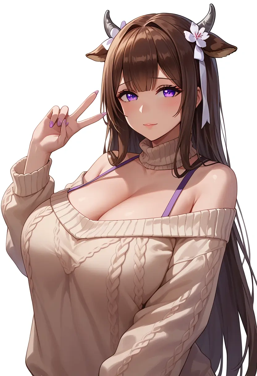 azur_lane,kashino_(azur_lane),sweater  - 