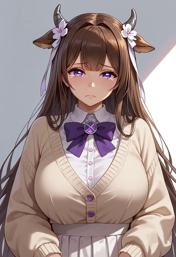 azur_lane,kashino_(azur_lane),cardigan,oversized,wide-leg pants  - AI generated anime art