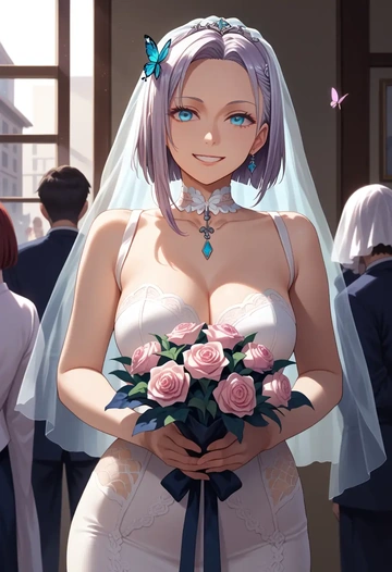 boku_wa_tomodachi_ga_sukunai,kashiwazaki_sena,wedding  - AI generated anime art