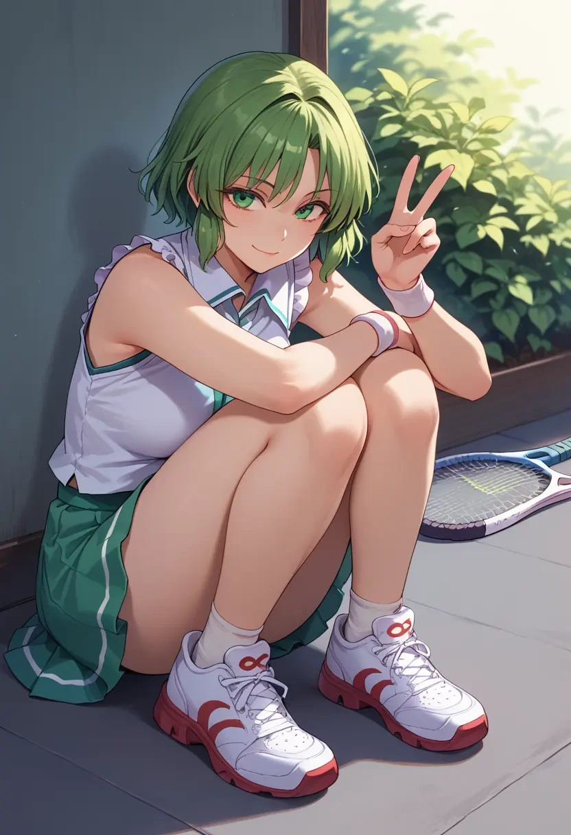 touhou,kasodani_kyouko,tennis skirt  - 