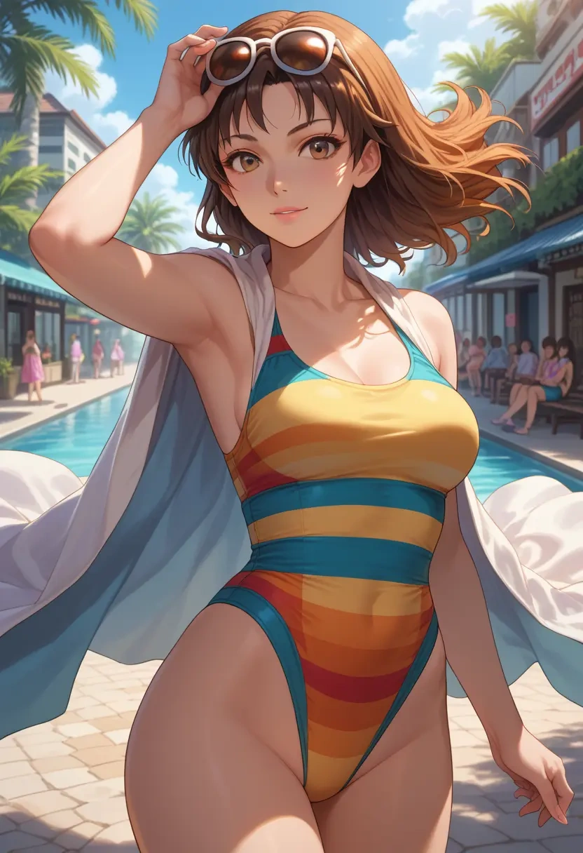 street_fighter,kasugano_sakura,swimsuit,sexy  - 