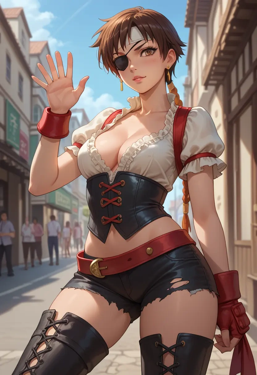 street_fighter,kasugano_sakura,pirate  - 