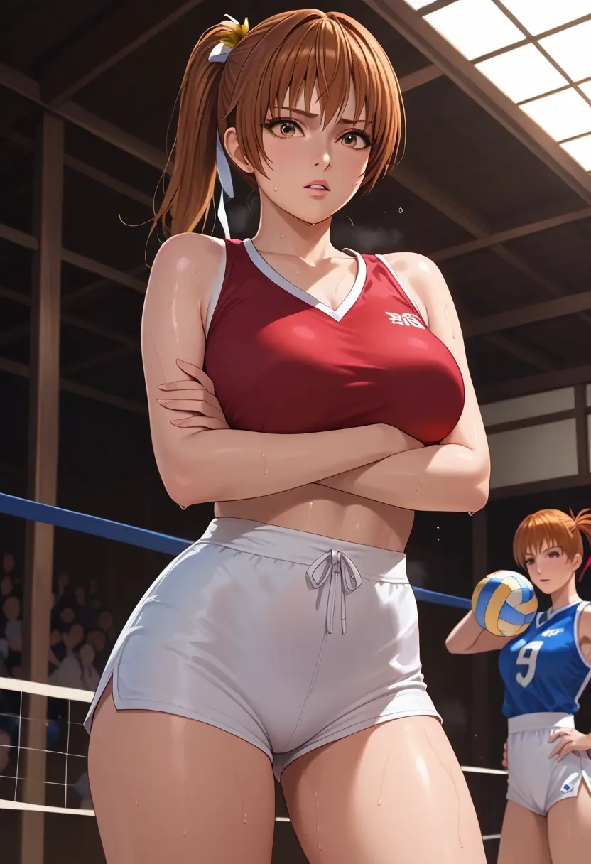 dead_or_alive,kasumi_(doa),volleyball uniform  - 