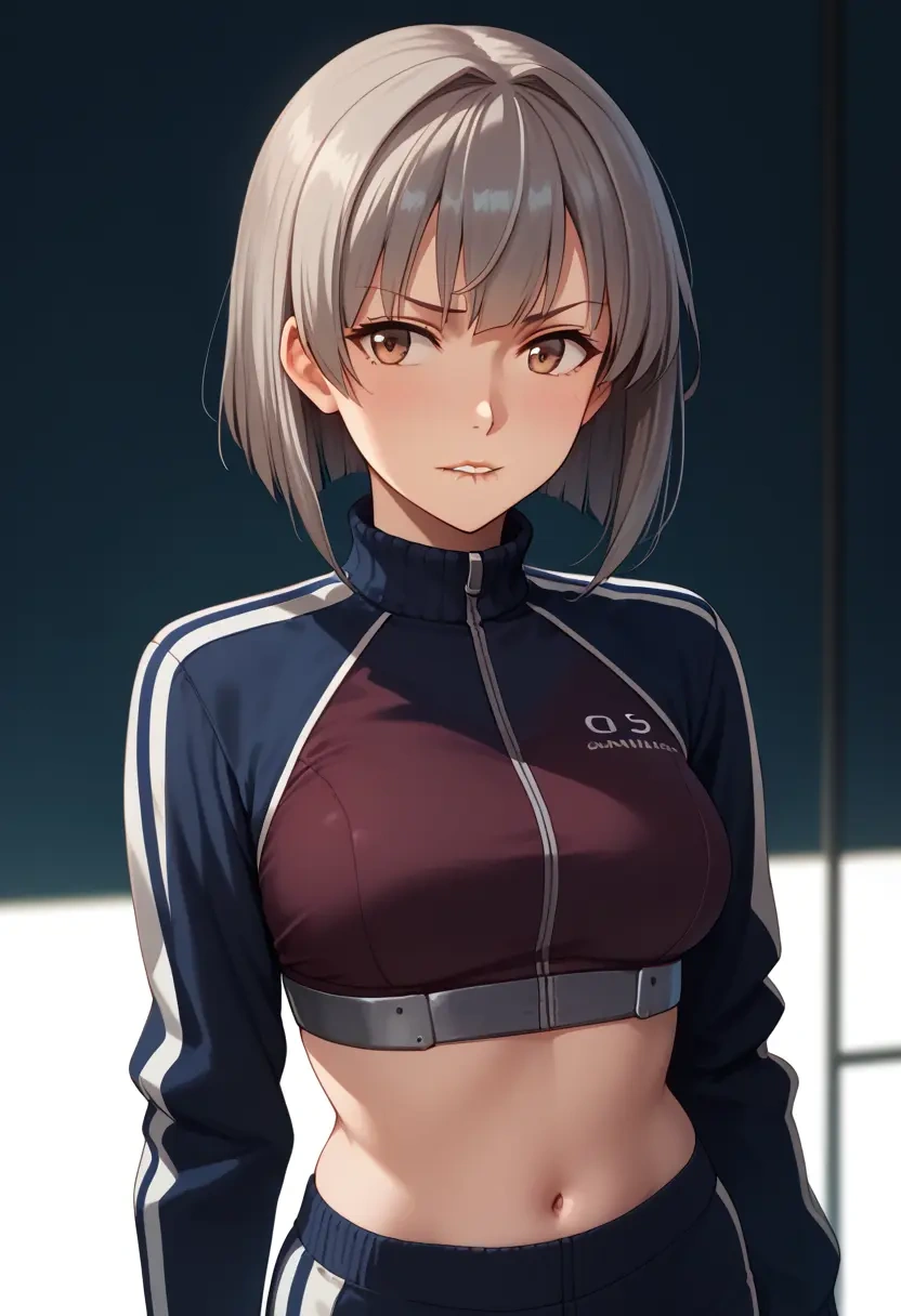 kantai_collection,kasumi_kai_ni_(kancolle),athletic,track suit  - 