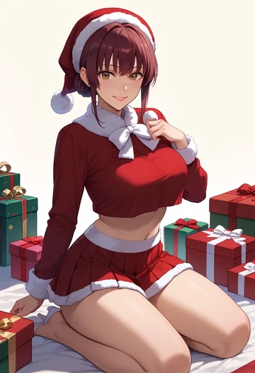 saenai_heroine_no_sodatekata,katou_megumi,Christmas,skirt  - AI generated anime art