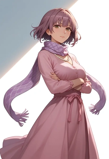 saenai_heroine_no_sodatekata,katou_megumi,spring,elegant woman,wrap dress  - AI generated anime art