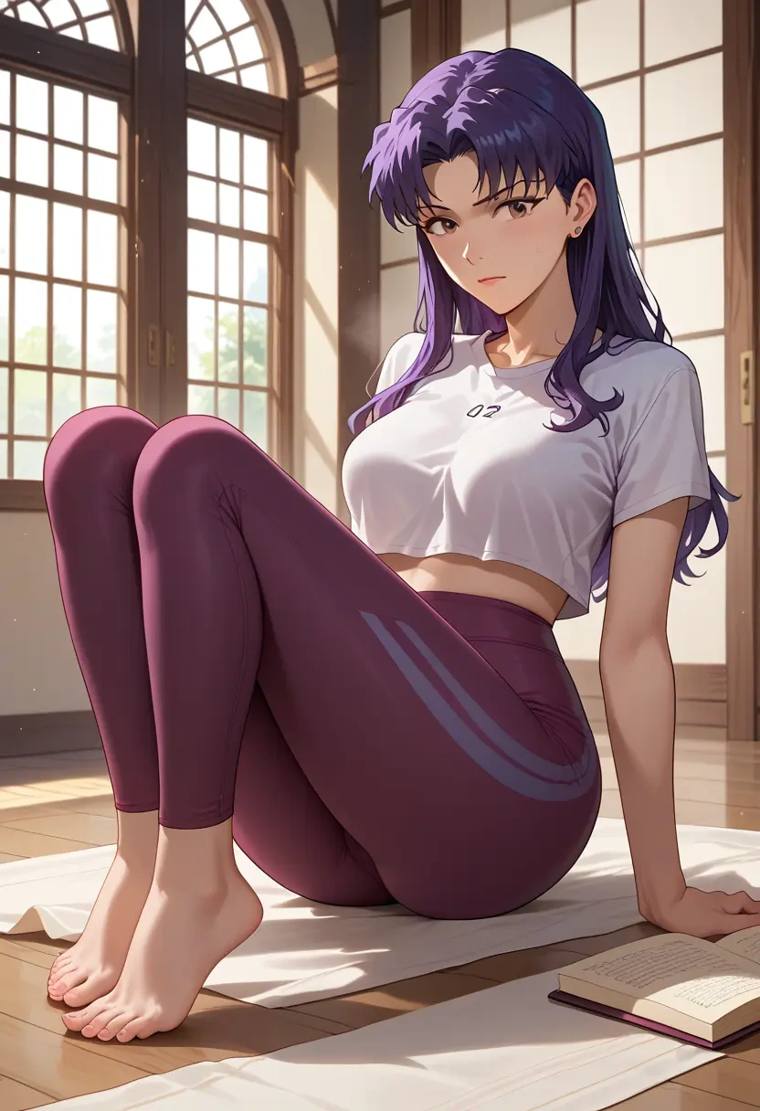 neon_genesis_evangelion,katsuragi_misato,yaga pants  - 