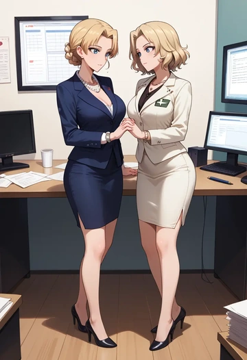 girls_und_panzer,katyusha_(girls_und_panzer),OL  - AI generated anime art