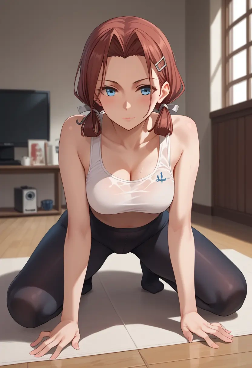 kantai_collection,kawakaze_(kancolle),leggings,yoga  - 