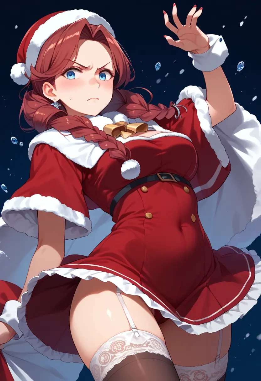 kantai_collection,kawakaze_(kancolle),Christmas,sexy, stockings,  - 