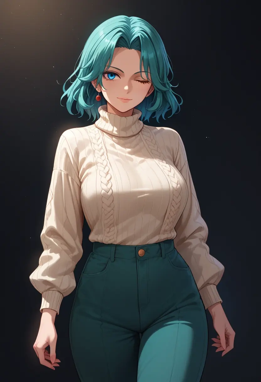 touhou,kawashiro_nitori,sweater  - 