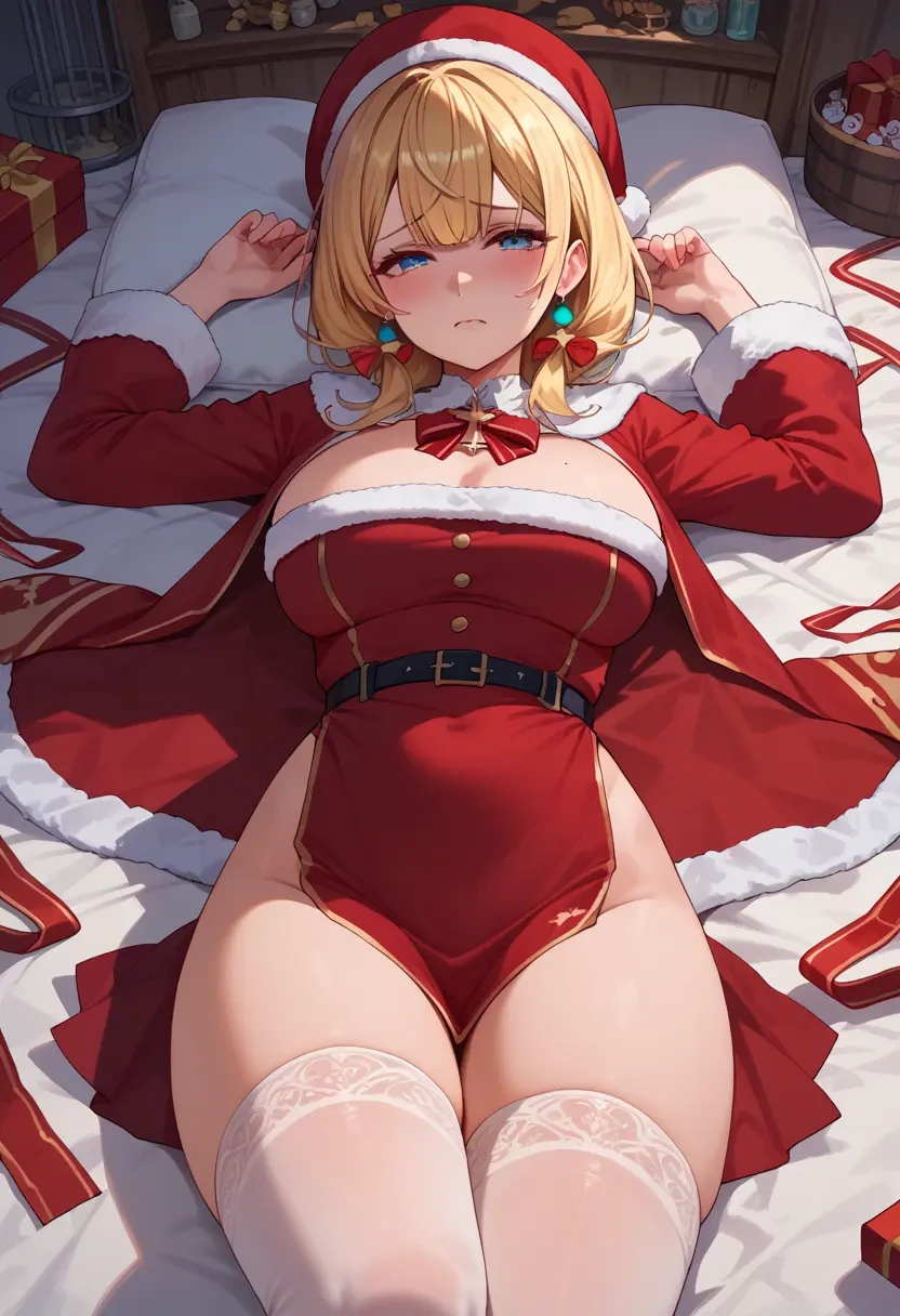 hololive,kazama_iroha,Christmas,sexy, stockings,  - 