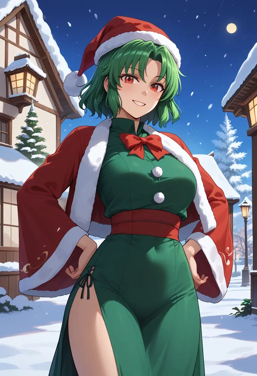 touhou,kazami_yuuka,Christmas,dress  - 