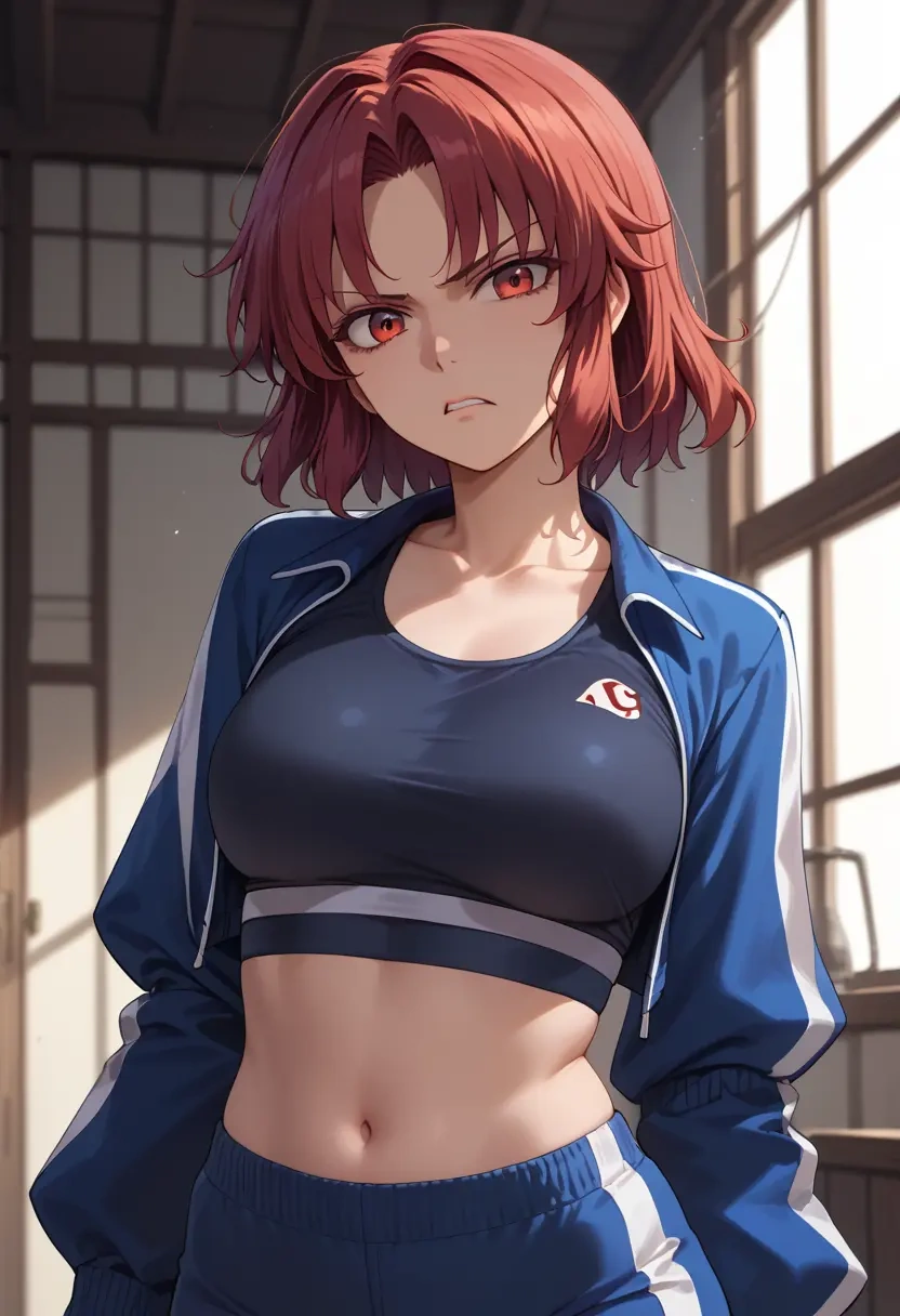 touhou,kazami_yuuka,athletic,track suit  - 