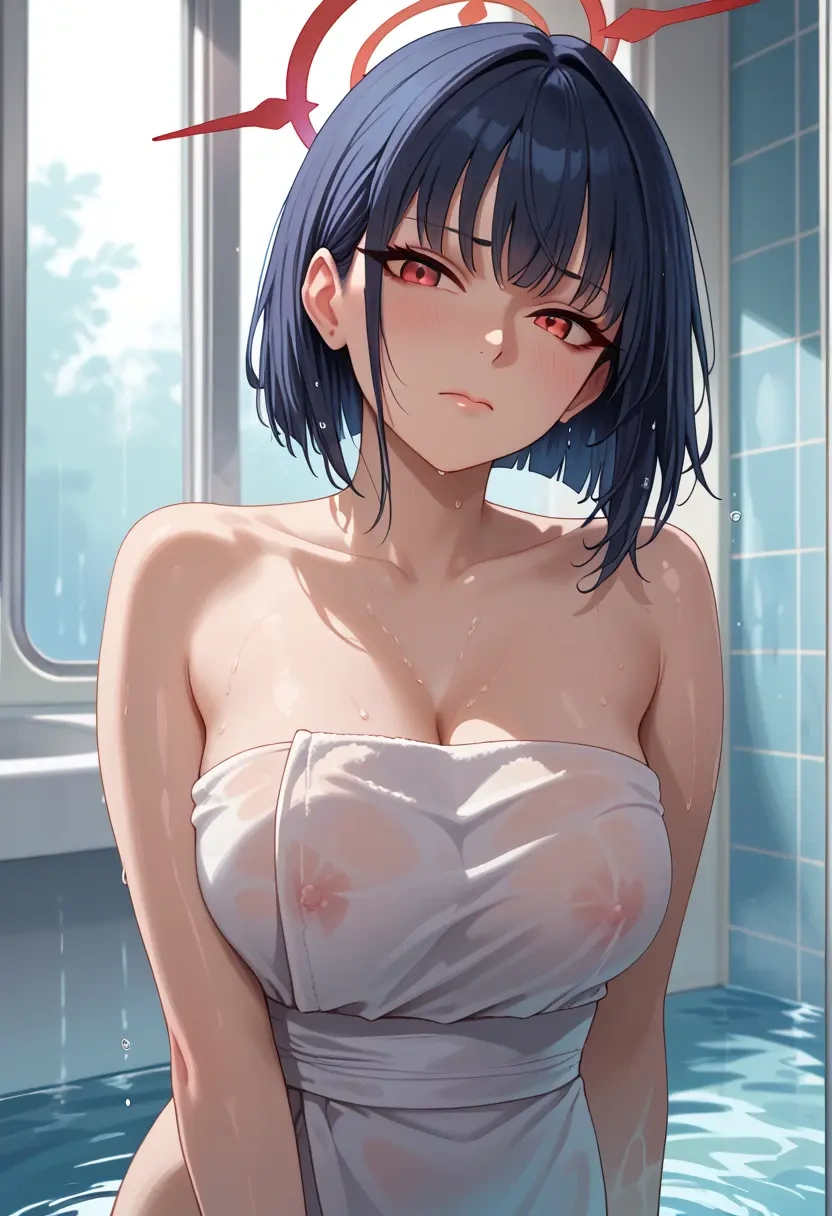 blue_archive,kazusa_(blue_archive),towel,sexy  - 