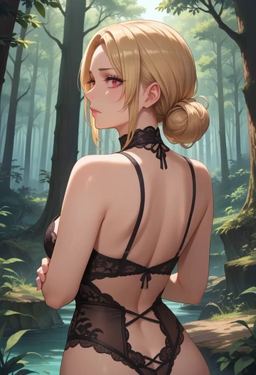 original,kemomimi-chan_(naga_u),lingerie  - AI generated anime art