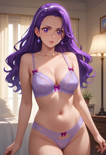 precure,kenzaki_makoto,lingerie  - AI generated anime art