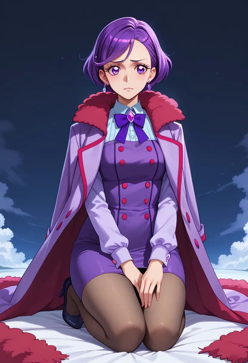 precure,kenzaki_makoto,coat,long,double-breasted,pencil skirt  - 