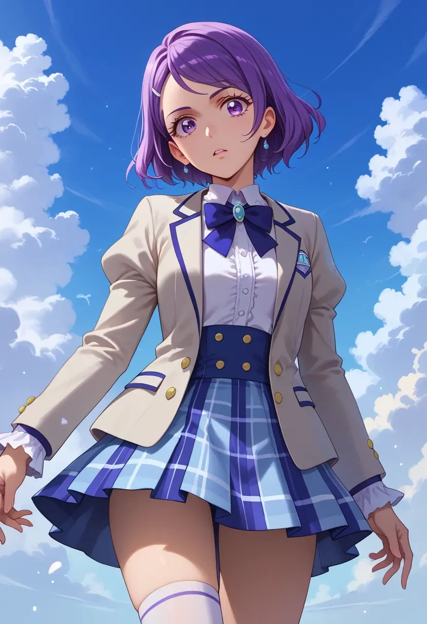 precure,kenzaki_makoto,spring,student uniform,blazer  - 