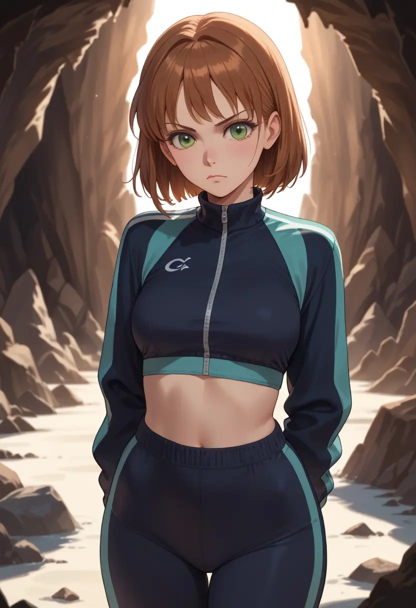 cardcaptor_sakura,kero,athletic,track suit  - 