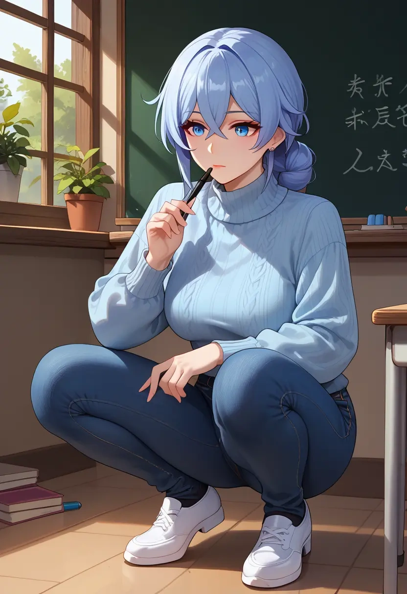 honkai_(series),kiana_kaslana,teacher  - 