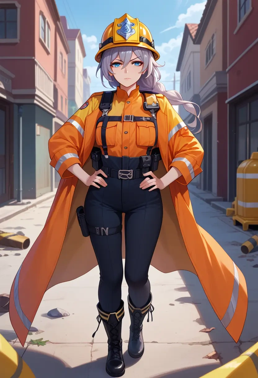 honkai_(series),kiana_kaslana,firefighter  - 