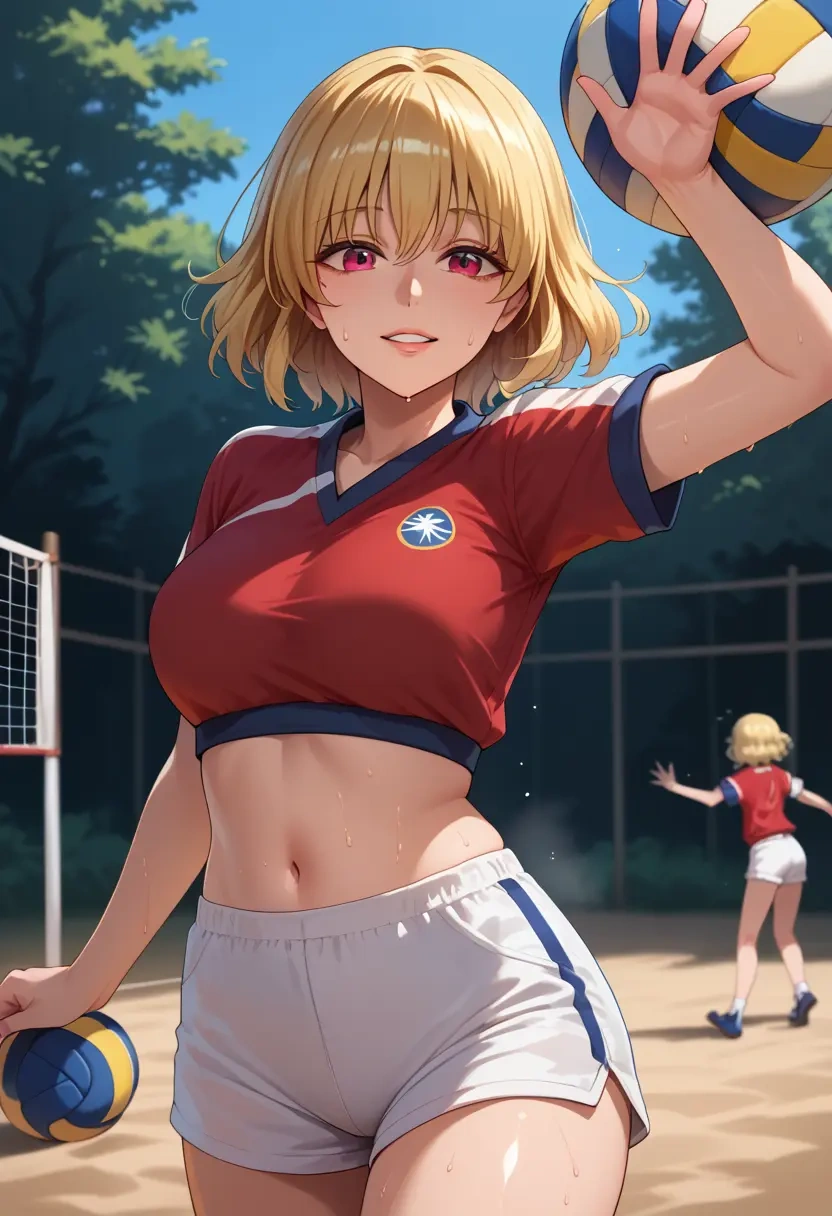 touhou,kicchou_yachie,volleyball uniform  - 