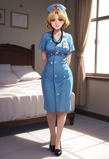 touhou,kicchou_yachie,nurse  - AI generated anime art