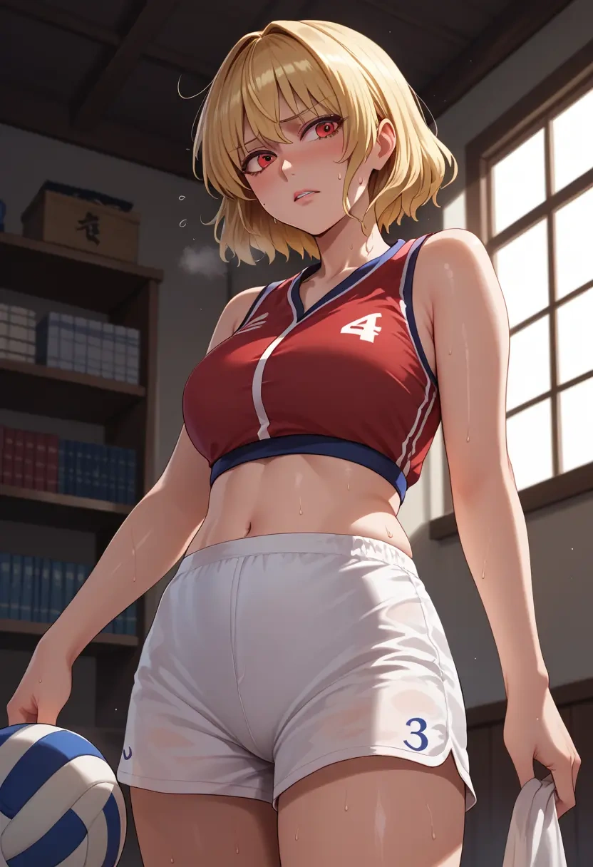 touhou,kicchou_yachie,volleyball uniform  - 