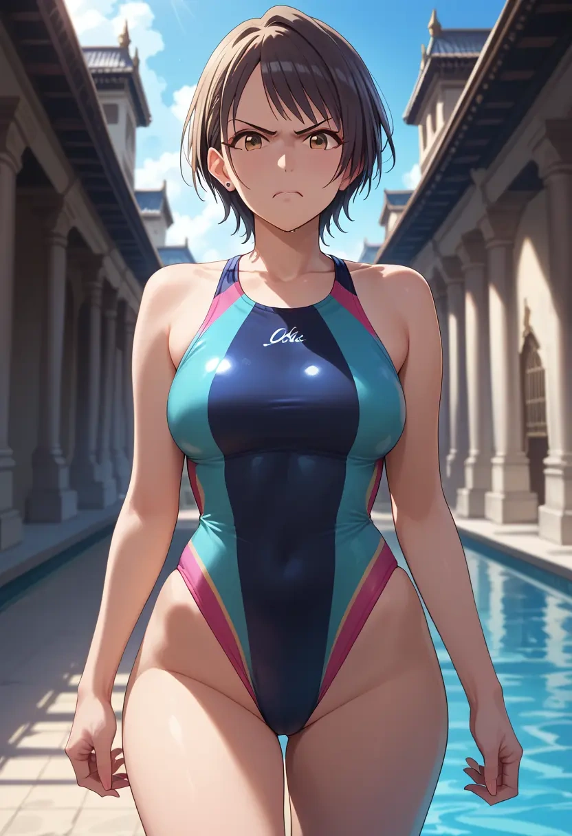 idolmaster,kikuchi_makoto,swimsuit,sexy  - 