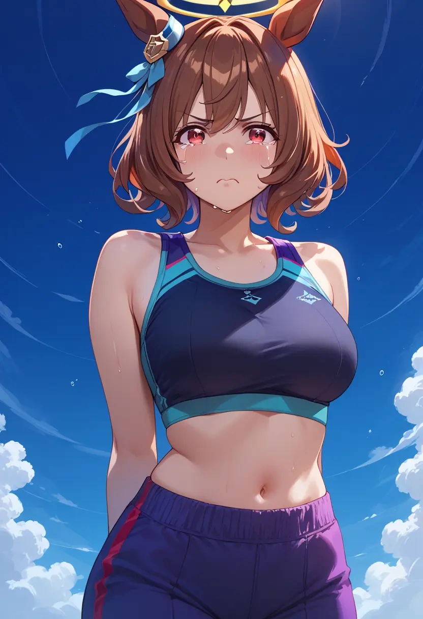 umamusume,king_halo_(umamusume),sports bra,high-waisted leggings  - 